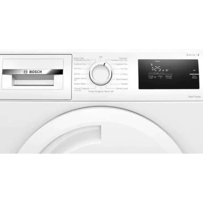 BOSCH 8KG HEAT PUMP TUMBLE DRYER WTH84001GB